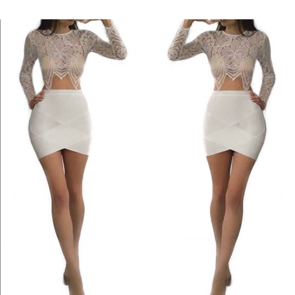 Citylux Boutique Bandage Skirt XS - White